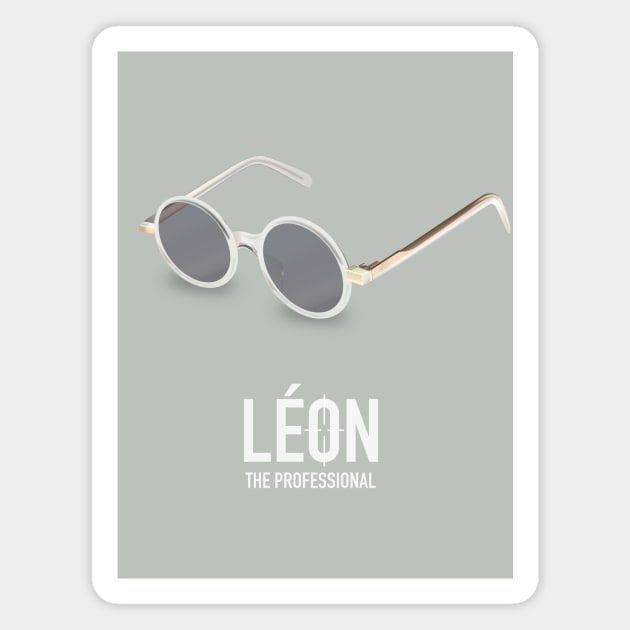 Leon: The Professional - Alternative Movie Poster Magnet by MoviePosterBoy